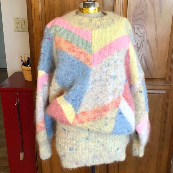 sweater dress 80s